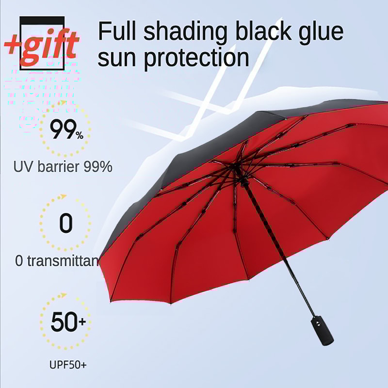 Windproof Double Layer Automatic Umbrella Fully Resistant, Strong, and Stylish