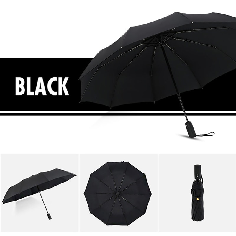 Windproof Double Layer Automatic Umbrella Fully Resistant, Strong, and Stylish
