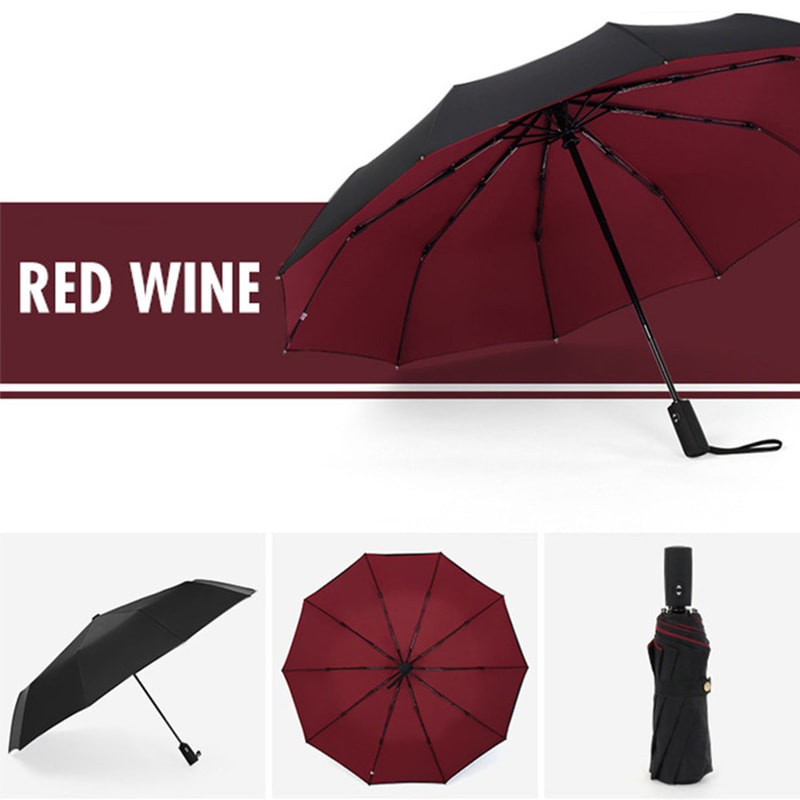 Windproof Double Layer Automatic Umbrella Fully Resistant, Strong, and Stylish