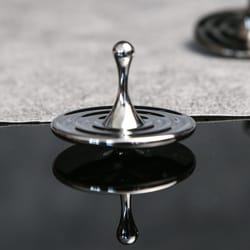 zinc alloy teardrop fidget spinner premium anxiety relief toy