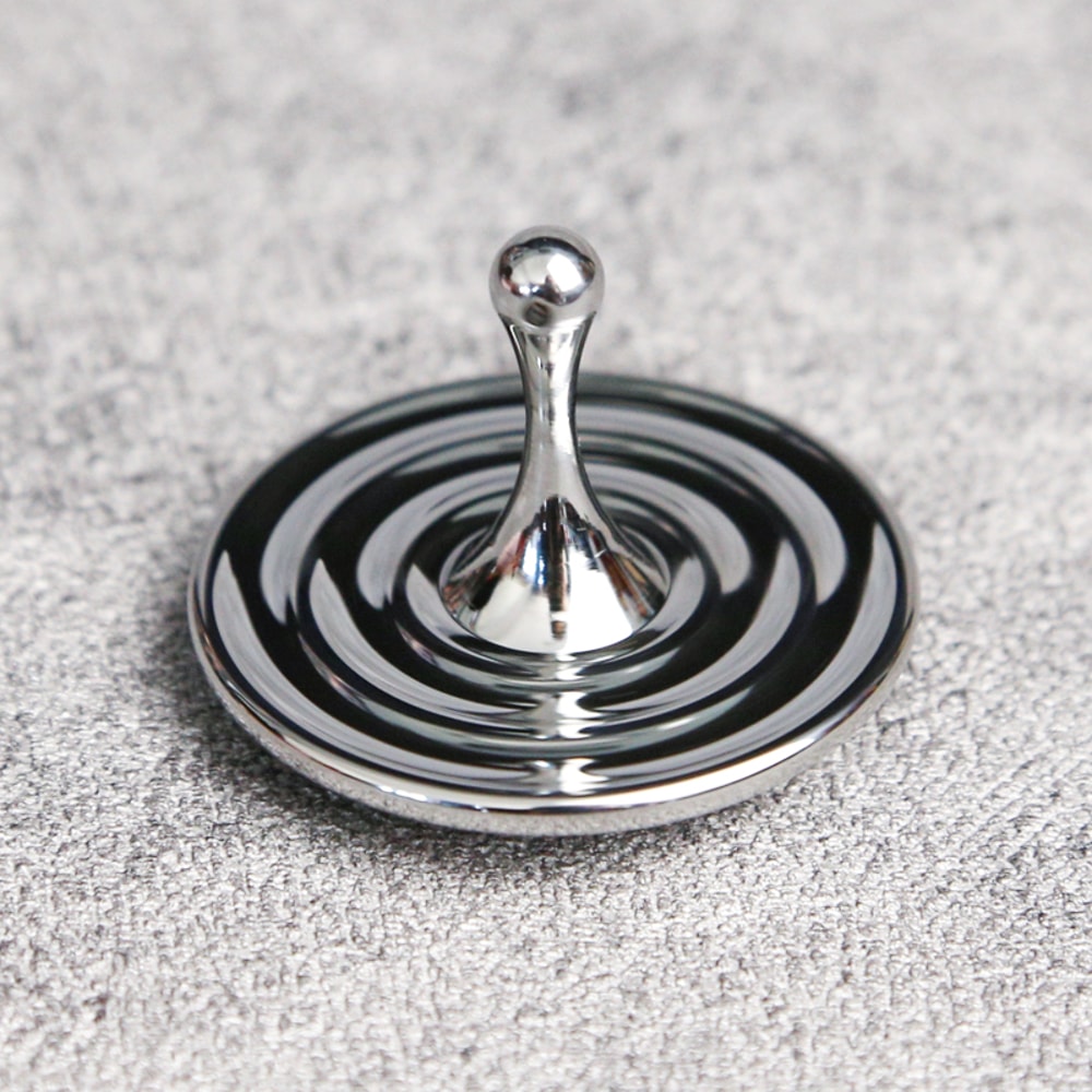 Zinc Alloy Teardrop Fidget Spinner Premium Anxiety Relief Toy