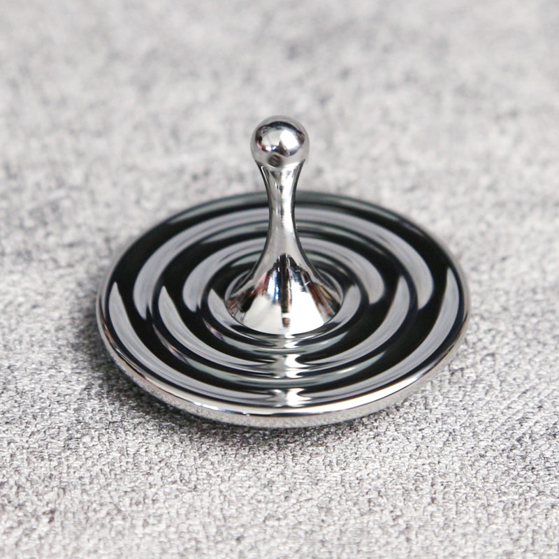 Zinc Alloy Teardrop Fidget Spinner Premium Anxiety Relief Toy