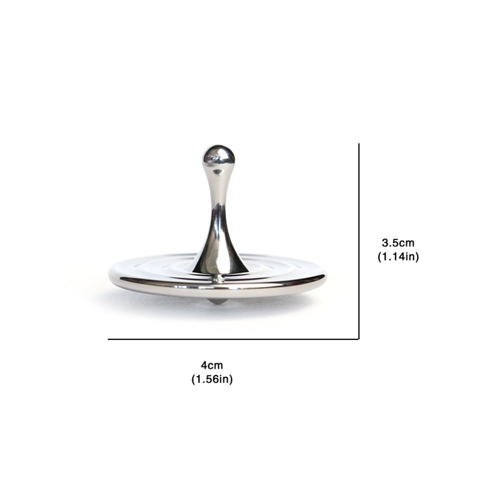 Zinc Alloy Teardrop Fidget Spinner Premium Anxiety Relief Toy