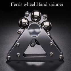 double pendulum fidget spinner foldable metal gyroscope for stress relief focus antistress hand spinner for adults