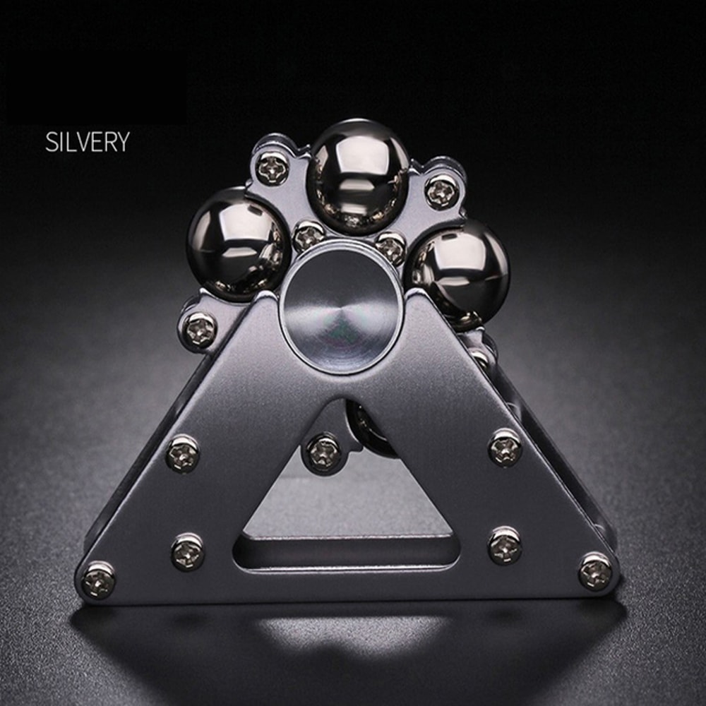 Double Pendulum Fidget Spinner Foldable Metal Gyroscope for Stress Relief Focus Antistress Hand Spinner for Adults