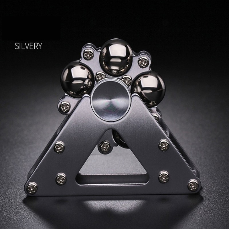 Double Pendulum Fidget Spinner Foldable Metal Gyroscope for Stress Relief Focus Antistress Hand Spinner for Adults