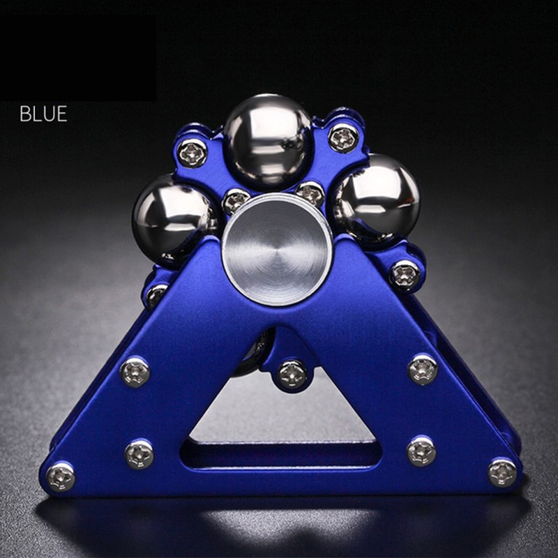 Double Pendulum Fidget Spinner Foldable Metal Gyroscope for Stress Relief Focus Antistress Hand Spinner for Adults