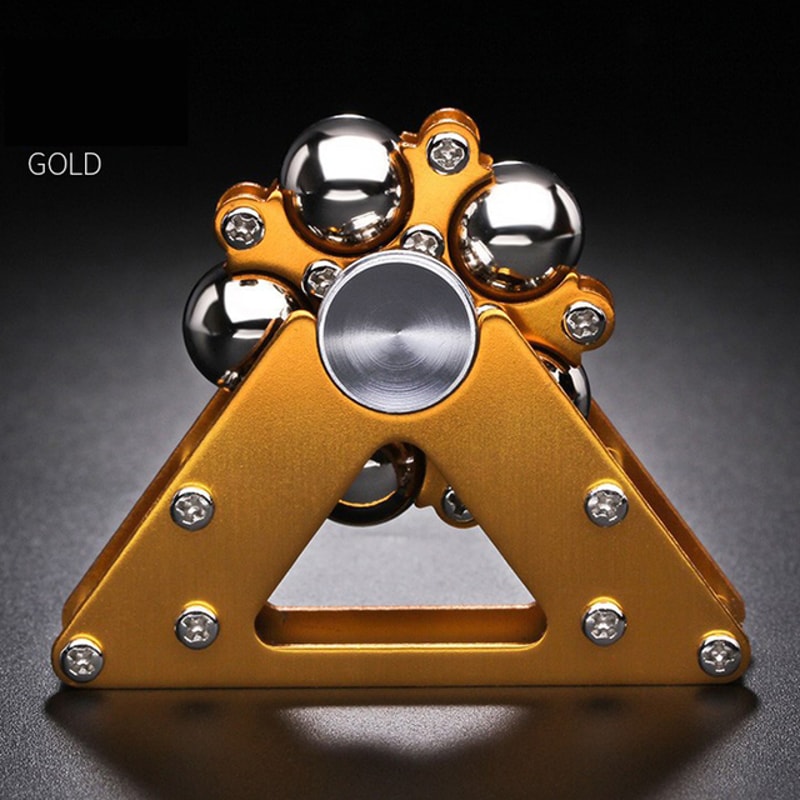 Double Pendulum Fidget Spinner Foldable Metal Gyroscope for Stress Relief Focus Antistress Hand Spinner for Adults