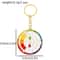 Color Wheel Keychain for Artists Interactive Art Gift Keyring