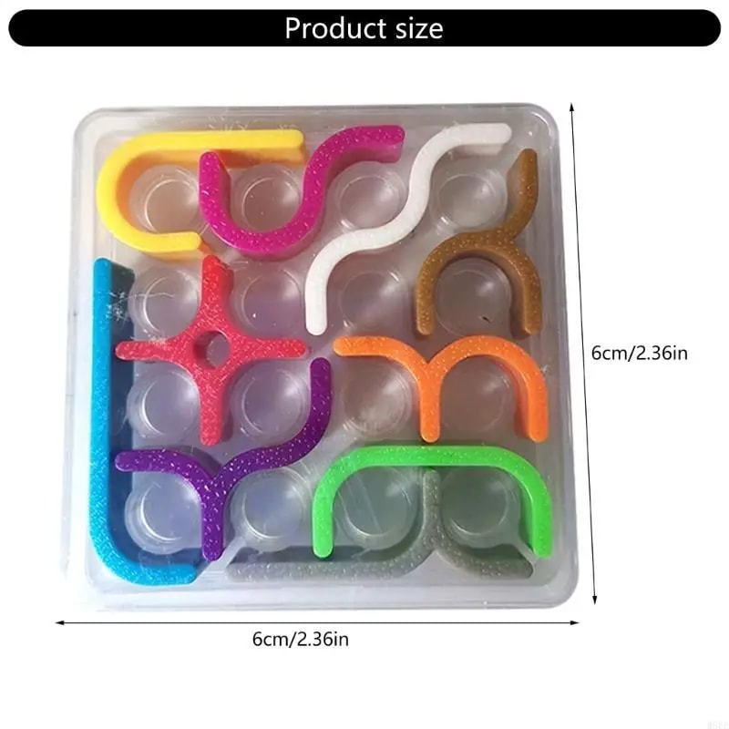 Creative Intelligence Puzzle Geometric Line Matrix Sudoku Puzzle Game for Children