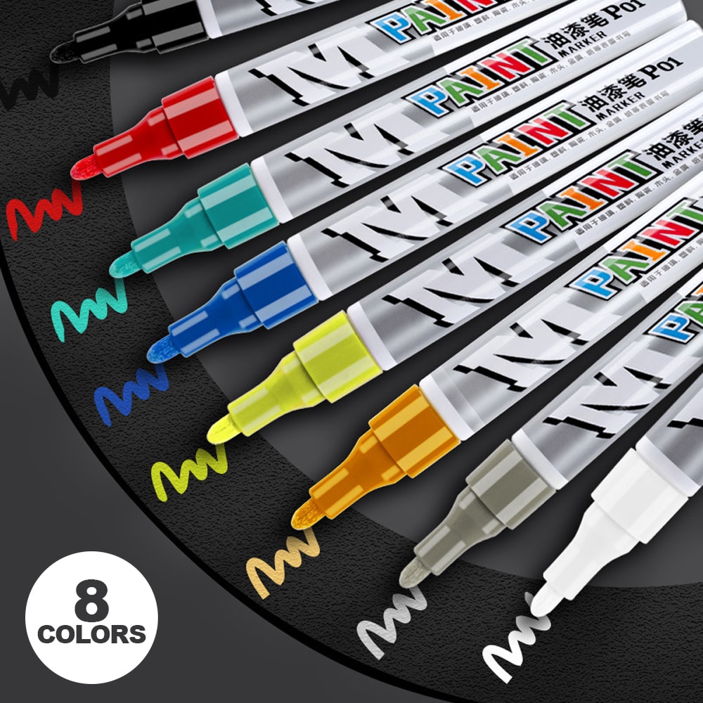 Car Scratch Repair Pen Auto Touch Up Paint Tyre Marker Kit for Vehicle Scratch Fix Care