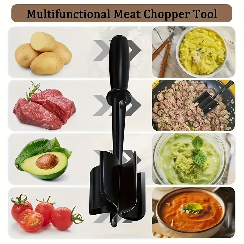 Handheld Kitchen Meat Grinder And Masher Powerful Meat Chopper For Easy Meal Prep 1