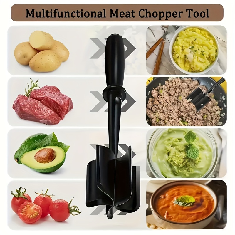 Handheld Kitchen Meat Grinder And Masher Powerful Meat Chopper For Easy Meal Prep 1
