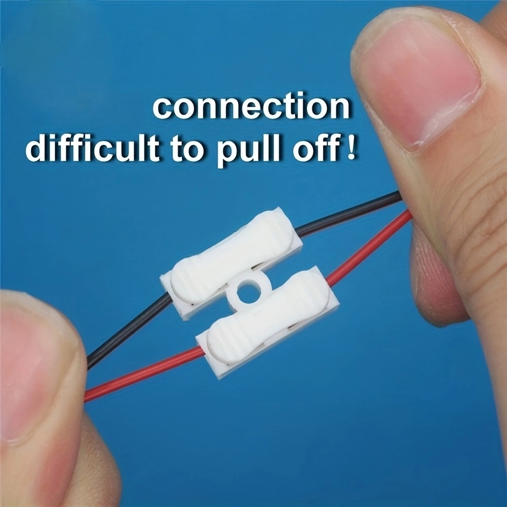NoSolder Quick Cable Wire Connector Spring Clamp Terminal Block For Easy Secure Connections 2