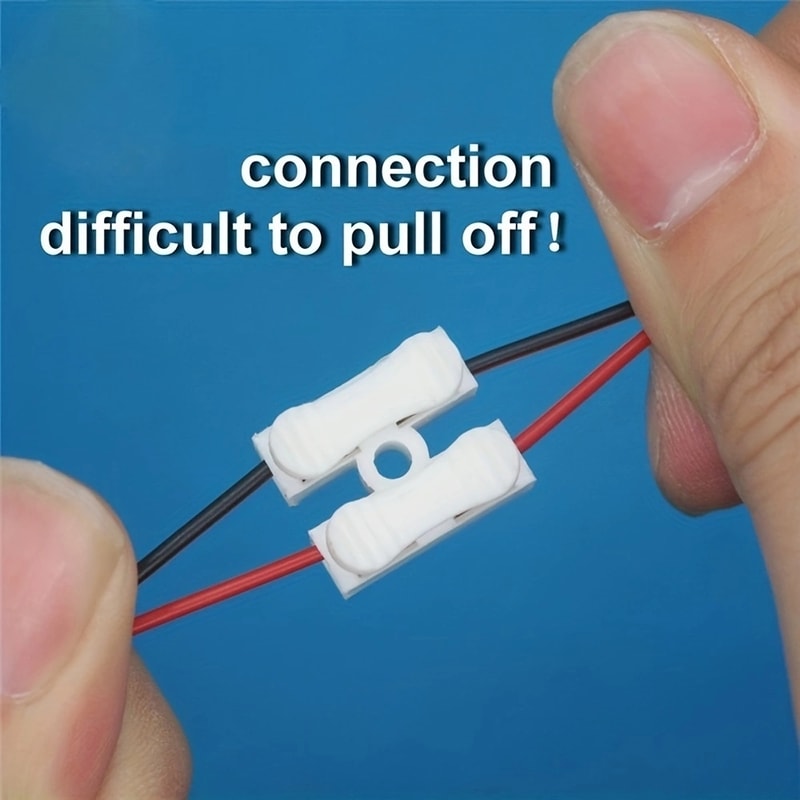NoSolder Quick Cable Wire Connector Spring Clamp Terminal Block For Easy Secure Connections 2