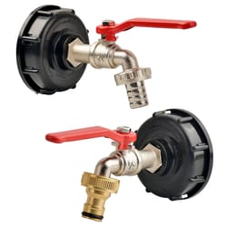 tank tap adapter with coarse thread to brass alloy quick connect replacement valve for garden faucets