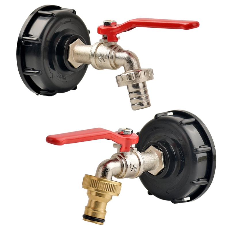 Tank Tap Adapter With Coarse Thread To Brass Alloy Quick Connect Replacement Valve For Garden Fauce 0