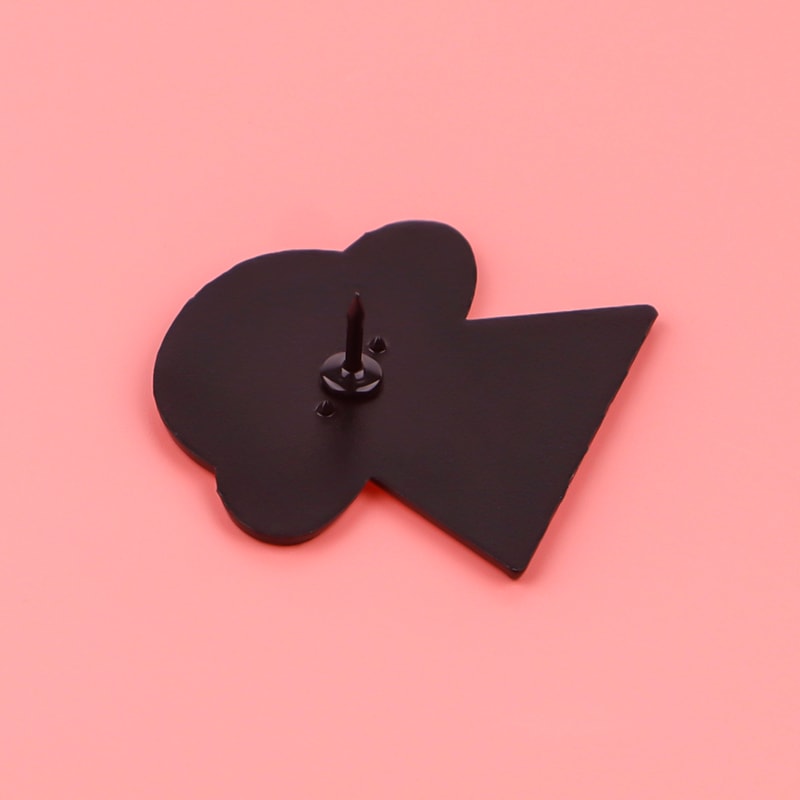 UFO Alien Enamel Pin with Black Cat Design Unique Lapel Pin for Cosplay Accessories Lovers