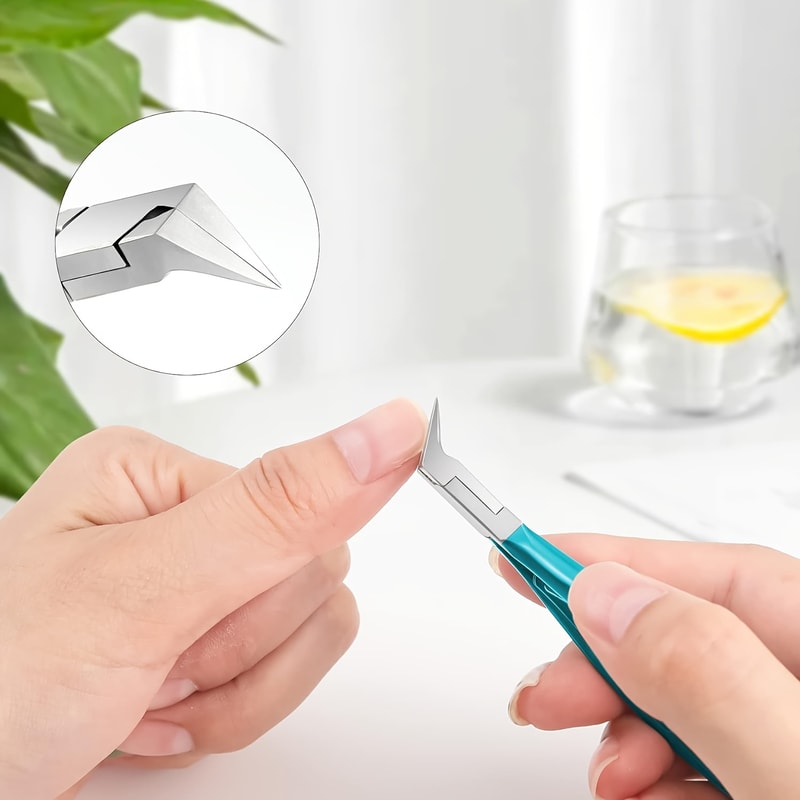 Toenail Clippers for Thick, Ingrown Nails Wide Opening, Non-Slip Long Handle Trimmers