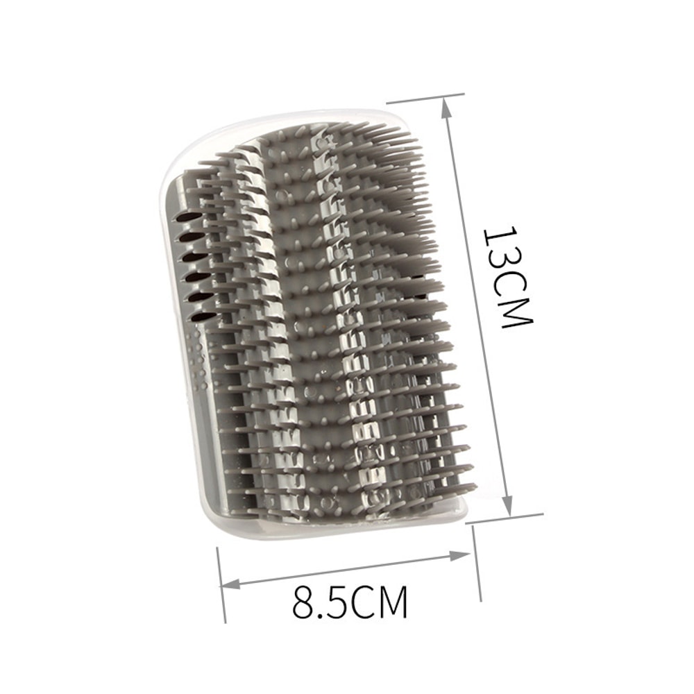 Massage Pet Cat Brush Removable Scratcher Comb for Kitten Hair Removal Clean Corner Grooming