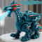 Fire Mechanical Dinosaur Water Spray Toy with Cool Light Electric Function Entertainment Puzzle for Boys