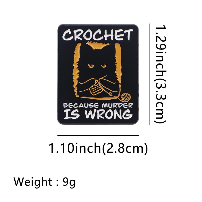 Cute Black Cat Enamel Pin Cozy, Whimsical Accessory for Your Bag, Hat, or Collar