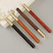 Vintage Wooden Ballpoint Pen With Brass Metal Cap Elegant Office Pen For Signature Business Use 2