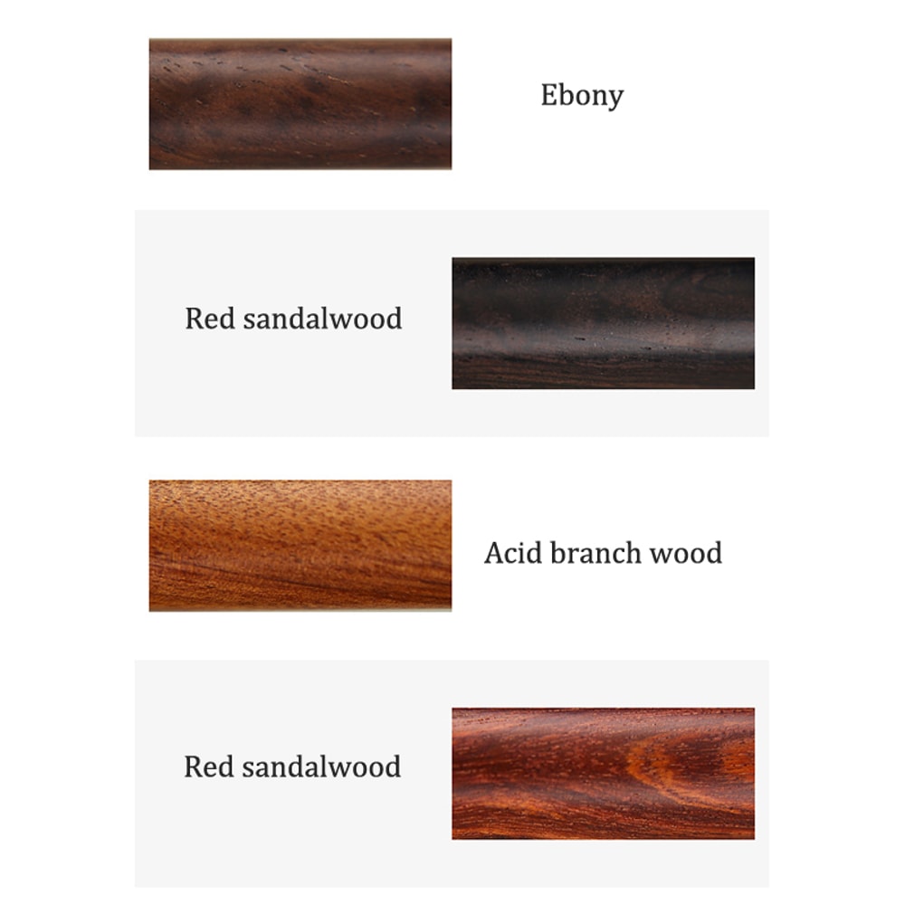 Vintage Wooden Ballpoint Pen With Brass Metal Cap Elegant Office Pen For Signature Business Use 4