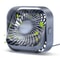 Mini Portable USB Desk Fan With Strong Airflow Quiet Operation Adjustable Speed Rotatable For Home