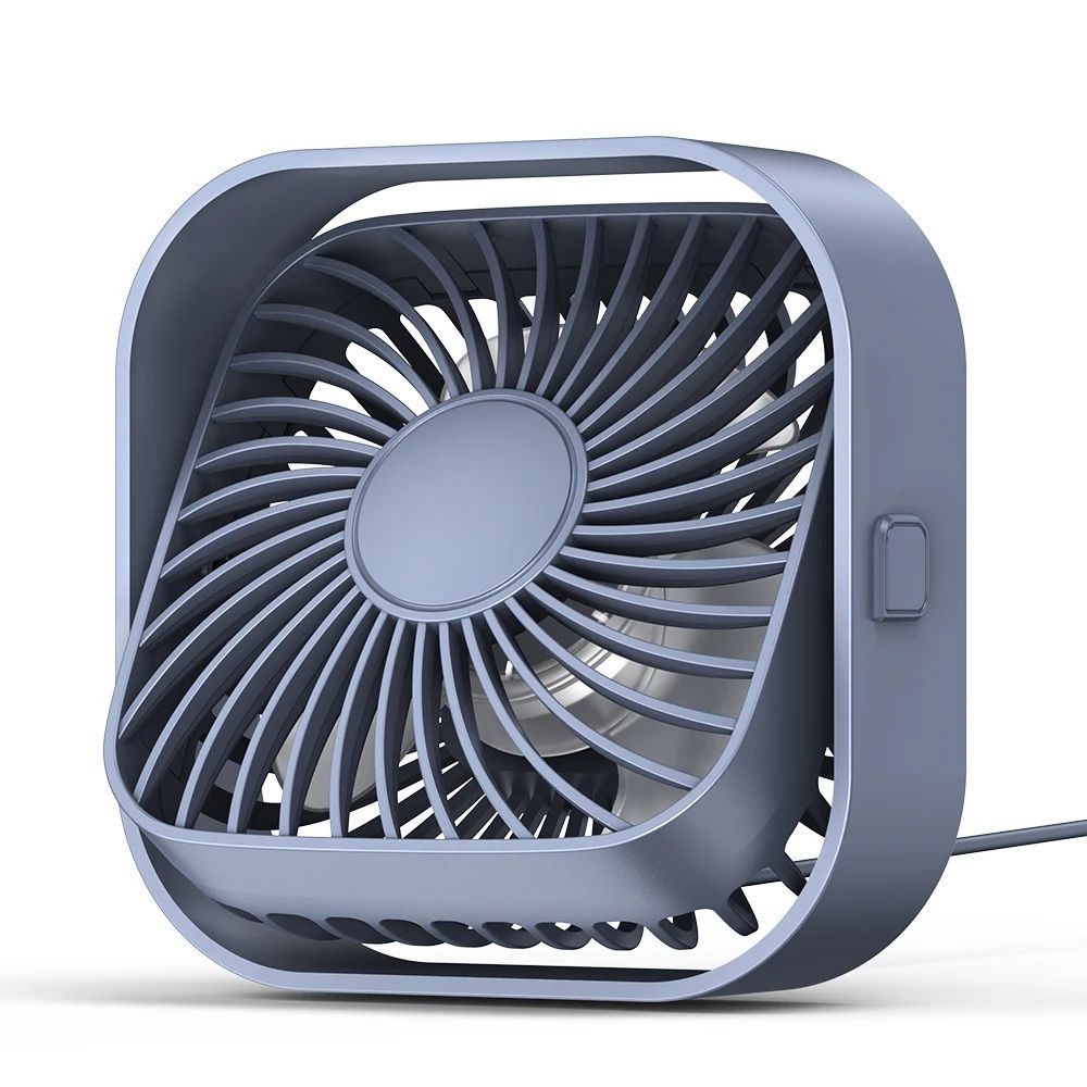 Mini Portable USB Desk Fan With Strong Airflow Quiet Operation Adjustable Speed Rotatable For Home 0