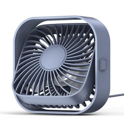mini portable usb desk fan with strong airflow quiet operation adjustable speed rotatable for home office use