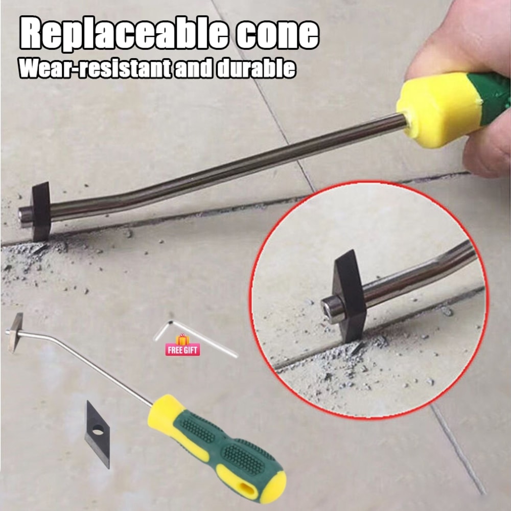 Replaceable Ceramic Tile Grout Remover Drill Bit For Seam Cement Cleaning Tungsten Steel Tile Gap C 1