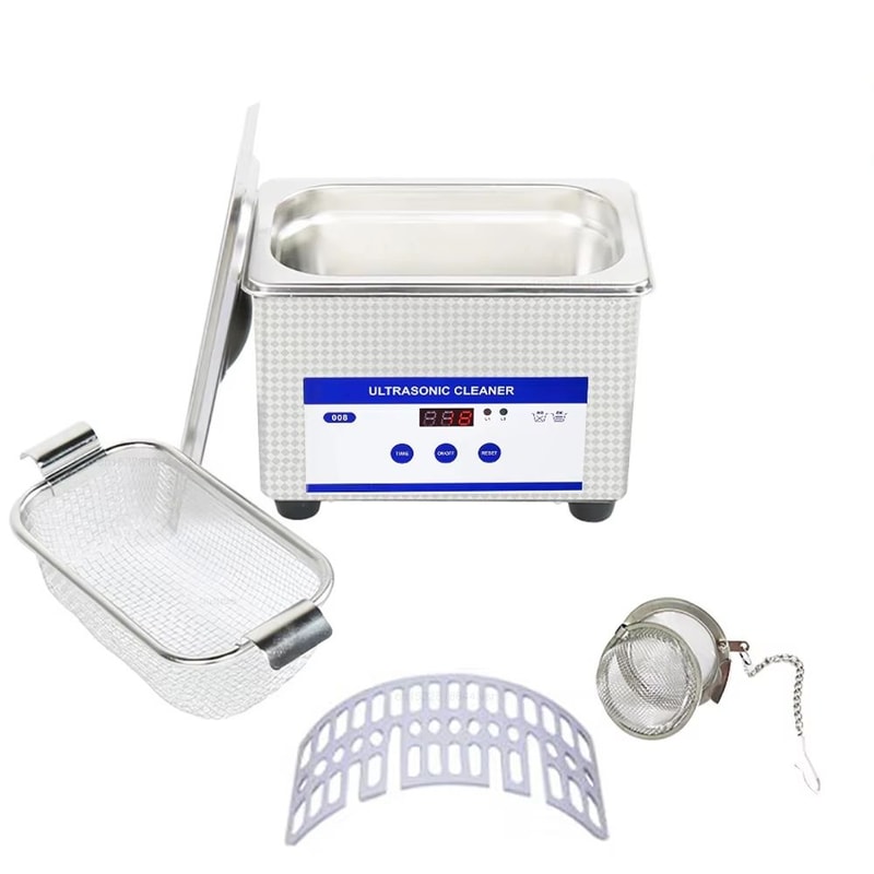 Ultrasonic Jewelry Glasses Cleaner HighFrequency Ultrasound Washing Bath For Spotless Shine 6