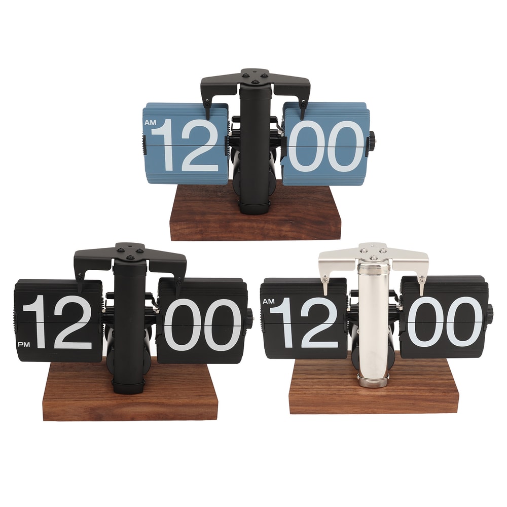 Digital Down Clock Large Display, Battery Operated Desk Clock