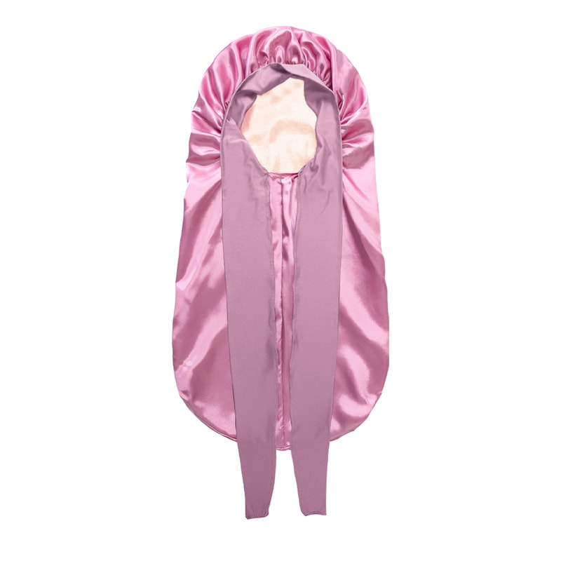 Extra Large Silk Hair Bonnet Cap for Women Comfortable Satin Head Cover for Sleeping, Shower, and Hair Care