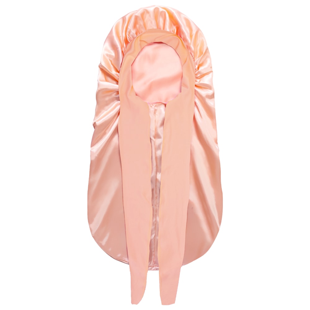Extra Large Silk Hair Bonnet Cap for Women Comfortable Satin Head Cover for Sleeping, Shower, and Hair Care