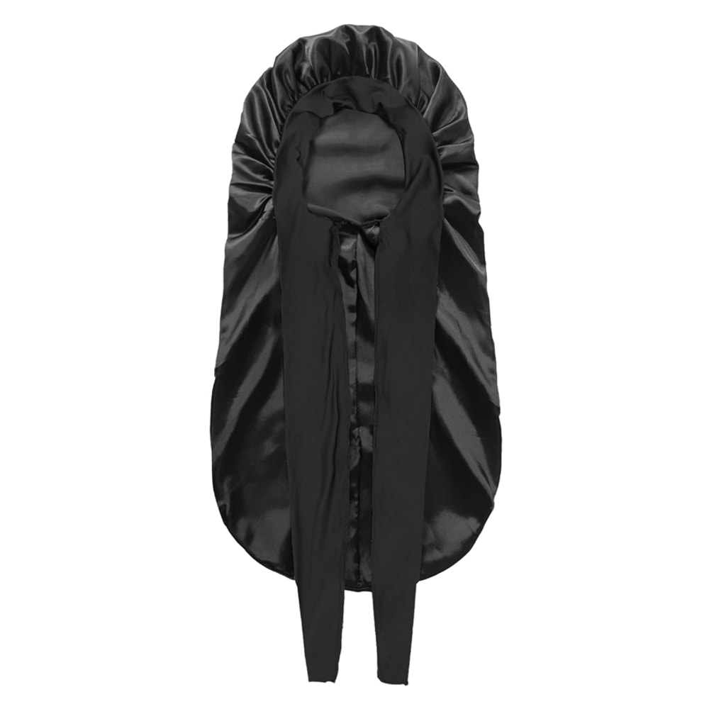 Extra Large Silk Hair Bonnet Cap for Women Comfortable Satin Head Cover for Sleeping, Shower, and Hair Care