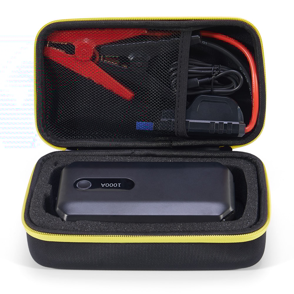 Portable EVA Case for Car Jump Starter and Power Bank Protective Travel Storage Bag