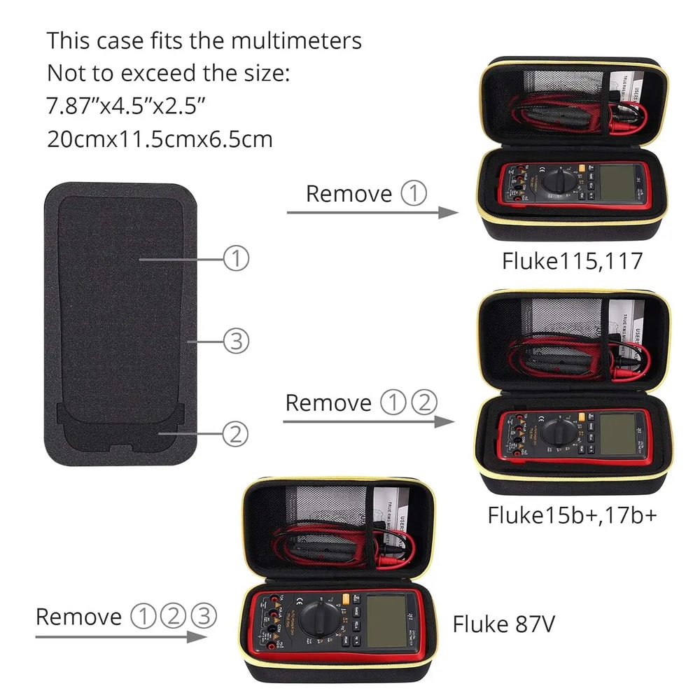 Portable EVA Case for Car Jump Starter and Power Bank Protective Travel Storage Bag