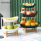 Modern Plastic Snack Dish Dried Fruit Basket Creative Cake Stand Salad Bowl For Home Living Room 1