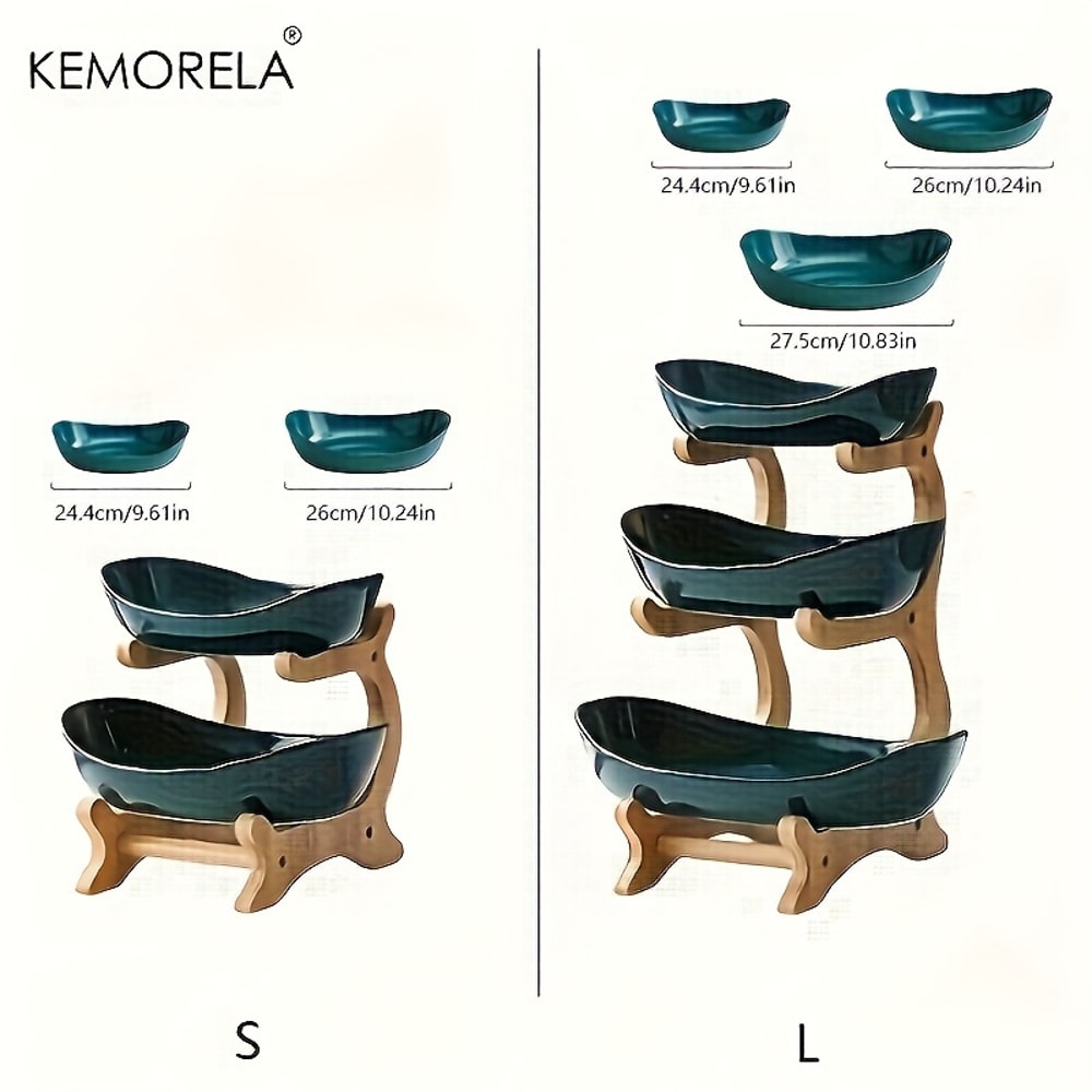 Modern Plastic Snack Dish Dried Fruit Basket Creative Cake Stand Salad Bowl For Home Living Room 5