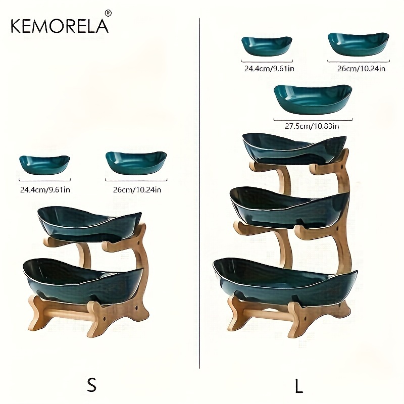 Modern Plastic Snack Dish Dried Fruit Basket Creative Cake Stand Salad Bowl For Home Living Room 5