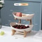 Modern Plastic Snack Dish Dried Fruit Basket Creative Cake Stand Salad Bowl For Home Living Room 8
