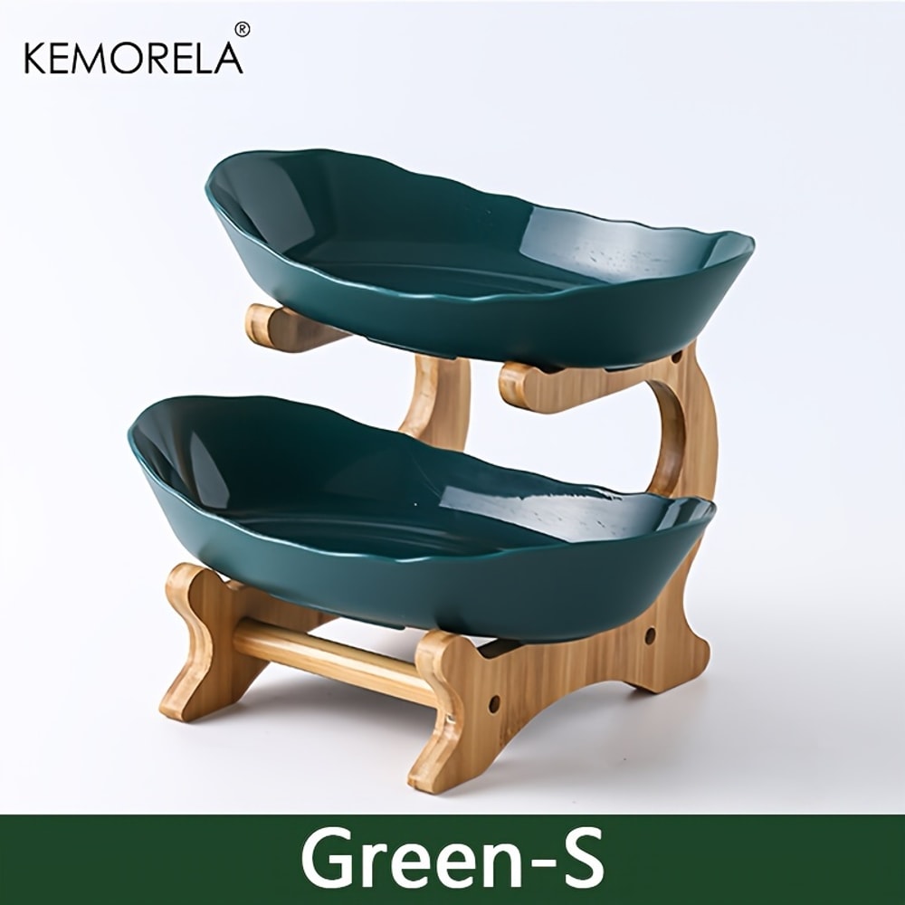 Modern Plastic Snack Dish Dried Fruit Basket Creative Cake Stand Salad Bowl For Home Living Room 10