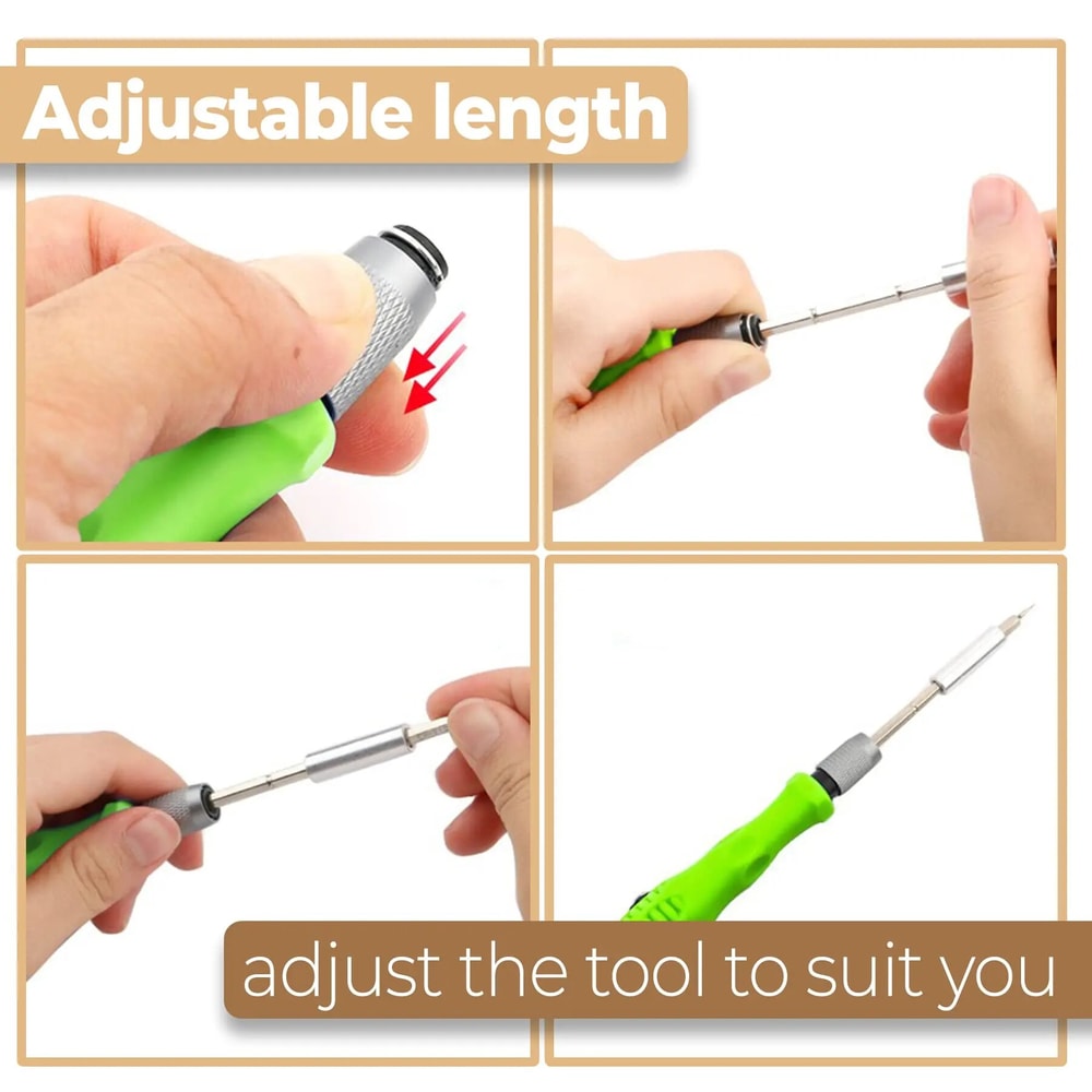 Magnetic Precision Screwdriver Set for Phones, Watches, and Glasses Repair Kit