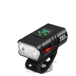 usb rechargeable led bicycle headlight tail light set high beam aluminum alloy torch for mtb cycling