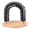 Interactive Cat Toy Arch With Self Grooming Brush Scratching Pad For Cats 0