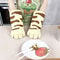 Cute Cat Paws Heat Resistant Microwave Cotton Gloves for Kitchen Baking
