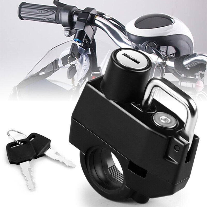 Helmet Locking Device Anti-Theft, Rustproof, Compact and Convenient Motorcycle Helmet Lock