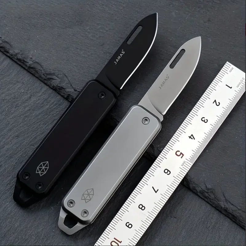 Mini Outdoor Folding Knife Edge High Hardness Camping Selfdefense Knife Gift Fruit Knife Open Box T 1